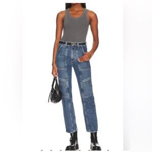 AGOLDE Cooper Cargo in Denim Blue Women's 27